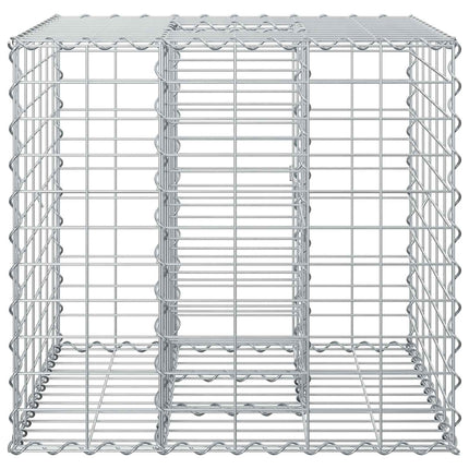 Gabion højbed Sølv