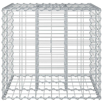 Gabion højbed Sølv