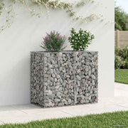 Gabion højbed Sølv