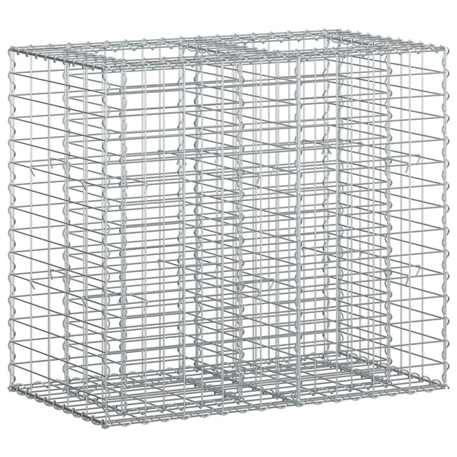Gabion højbed Sølv