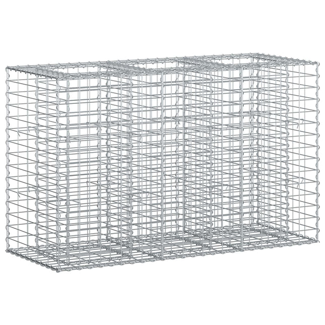 Gabion højbed Sølv