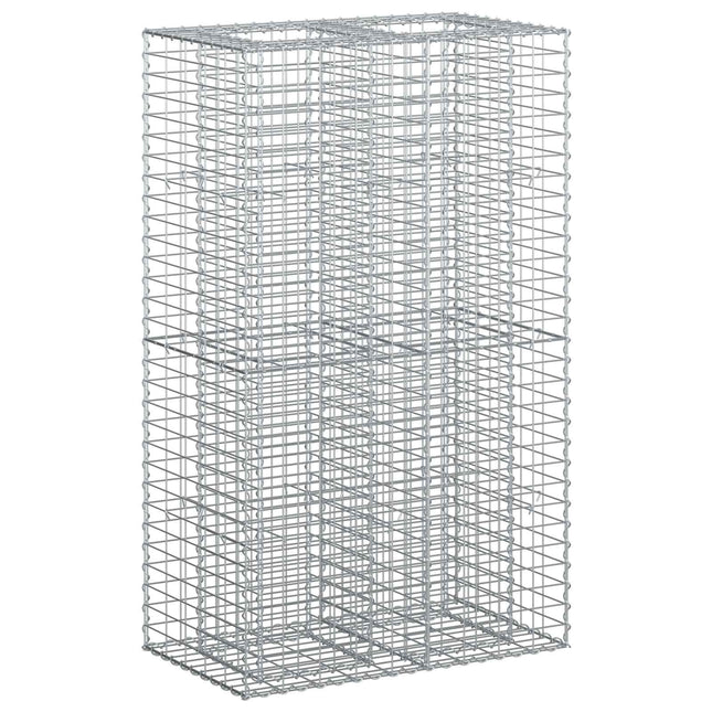 Gabion højbed Sølv