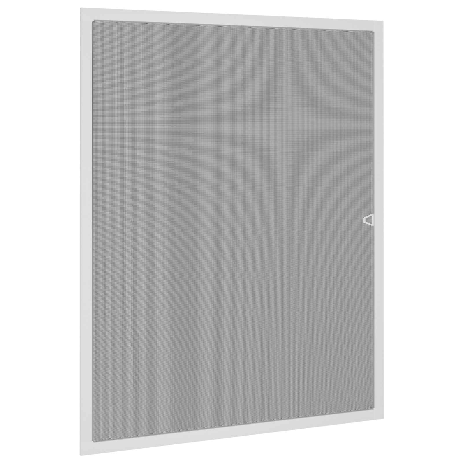 Insektnet til vinduer Hvid 120 x 140 cm Aluminium og glasfiber