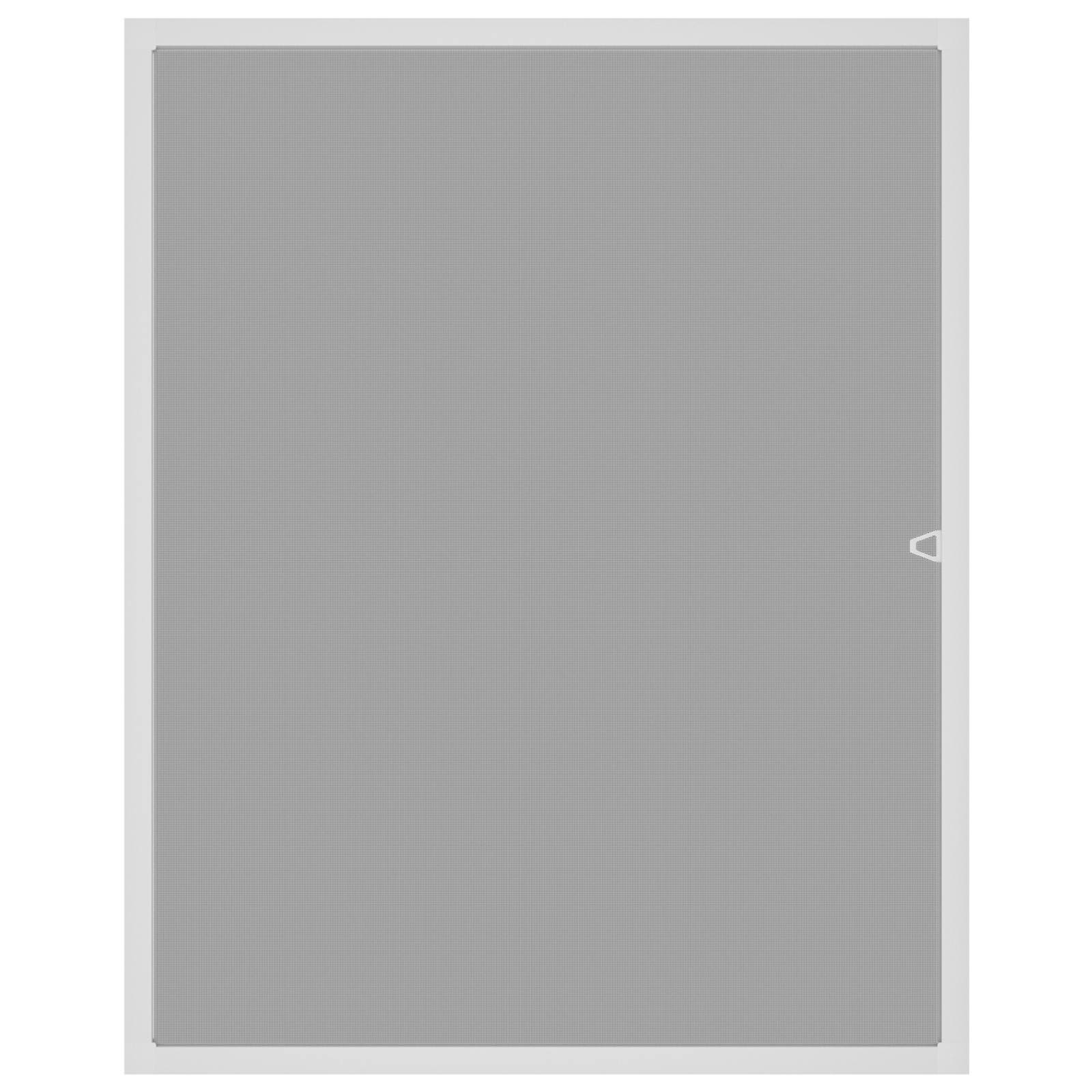 Insektnet til vinduer Hvid 120 x 140 cm Aluminium og glasfiber