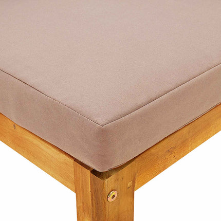Modulær fodskammel med hynder 100 % polyester Solid-Acacia