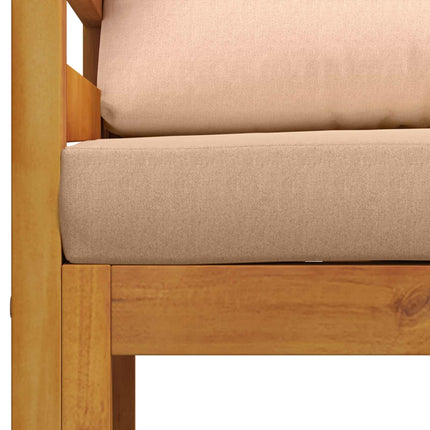 Sektionelt hjørnesofa med puder 100 % polyester Solid-Acacia