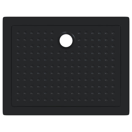 Brusebund Tray med Dots 90 x 70 x 4 cm ABS Sort