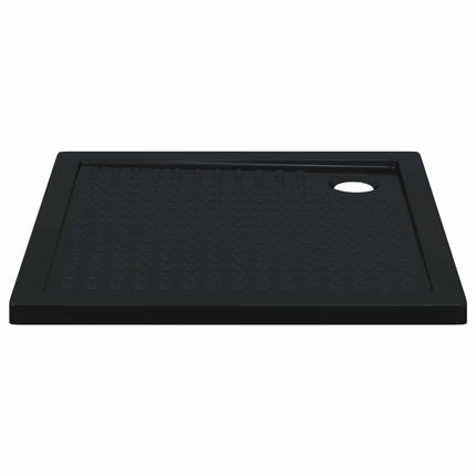 Brusebund Tray med Dots 90 x 90 x 4 cm ABS Sort