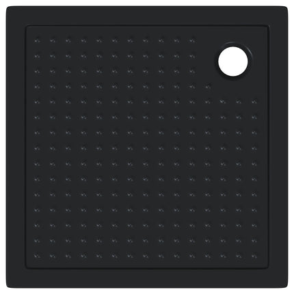 Brusebund Tray med Dots 90 x 90 x 4 cm ABS Sort