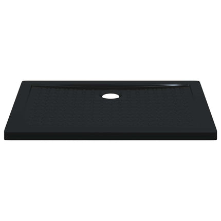 Brusebund Tray med Dots 100 x 70 x 4 cm ABS Sort
