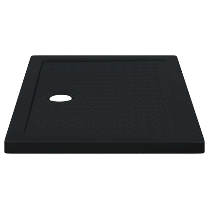 Brusebund Tray med Dots 100 x 70 x 4 cm ABS Sort