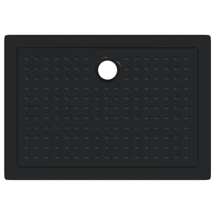 Brusebund Tray med Dots 100 x 70 x 4 cm ABS Sort
