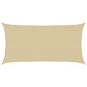Solsejl Beige 2,5 x 6 m HDPE