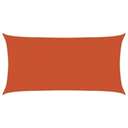 Solsejl Orange 2,5 x 6 m HDPE