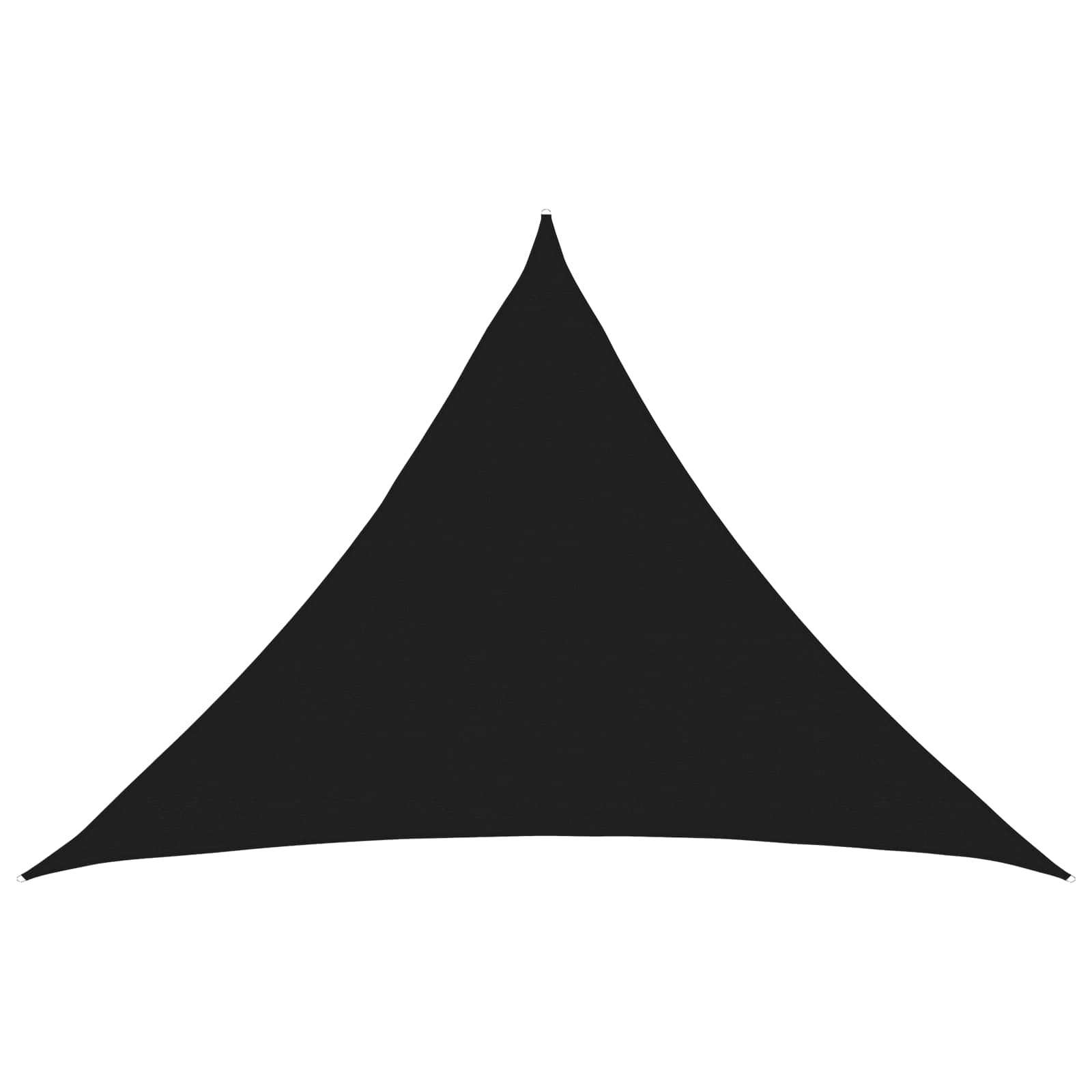 Solsejl Sort 7 x 5 x 5 m HDPE