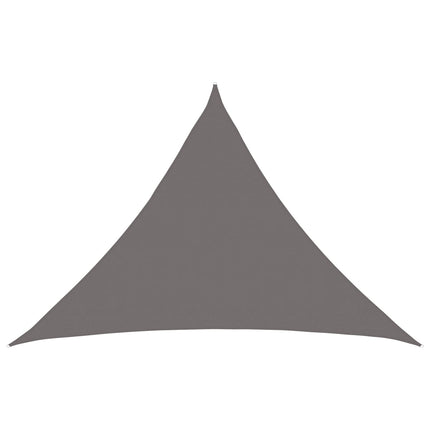 Solsejl Lysegrå 7 x 5 x 5 m HDPE