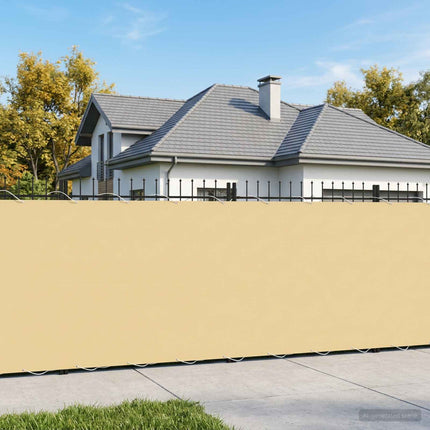 Balkon Afskærmning 150 x 600 cm Stof med PU-belægning