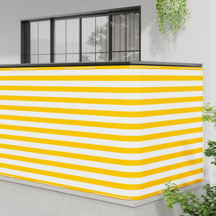 Balkon Afskærmning 150 x 1000 cm Stof med PU-belægning