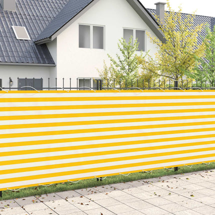 Balkon Afskærmning 150 x 1000 cm Stof med PU-belægning