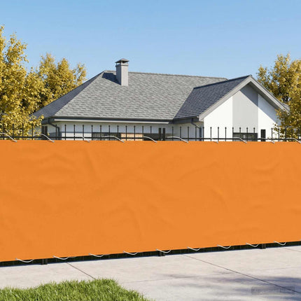 Balkon Afskærmning 180 x 200 cm Stof med PU-belægning Orange