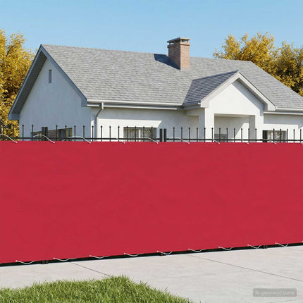 Balkon Afskærmning 150 x 600 cm Stof med PU-belægning Bordeaux