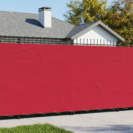 Balkon Afskærmning 200 x 200 cm Stof med PU-belægning Bordeaux