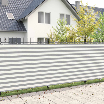 Balkon Afskærmning 150 x 400 cm Stof med PU-belægning
