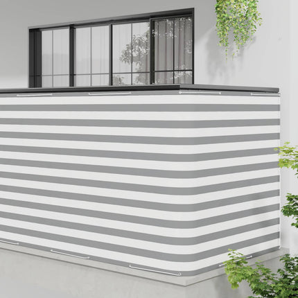 Balkon Afskærmning 150 x 1000 cm Stof med PU-belægning