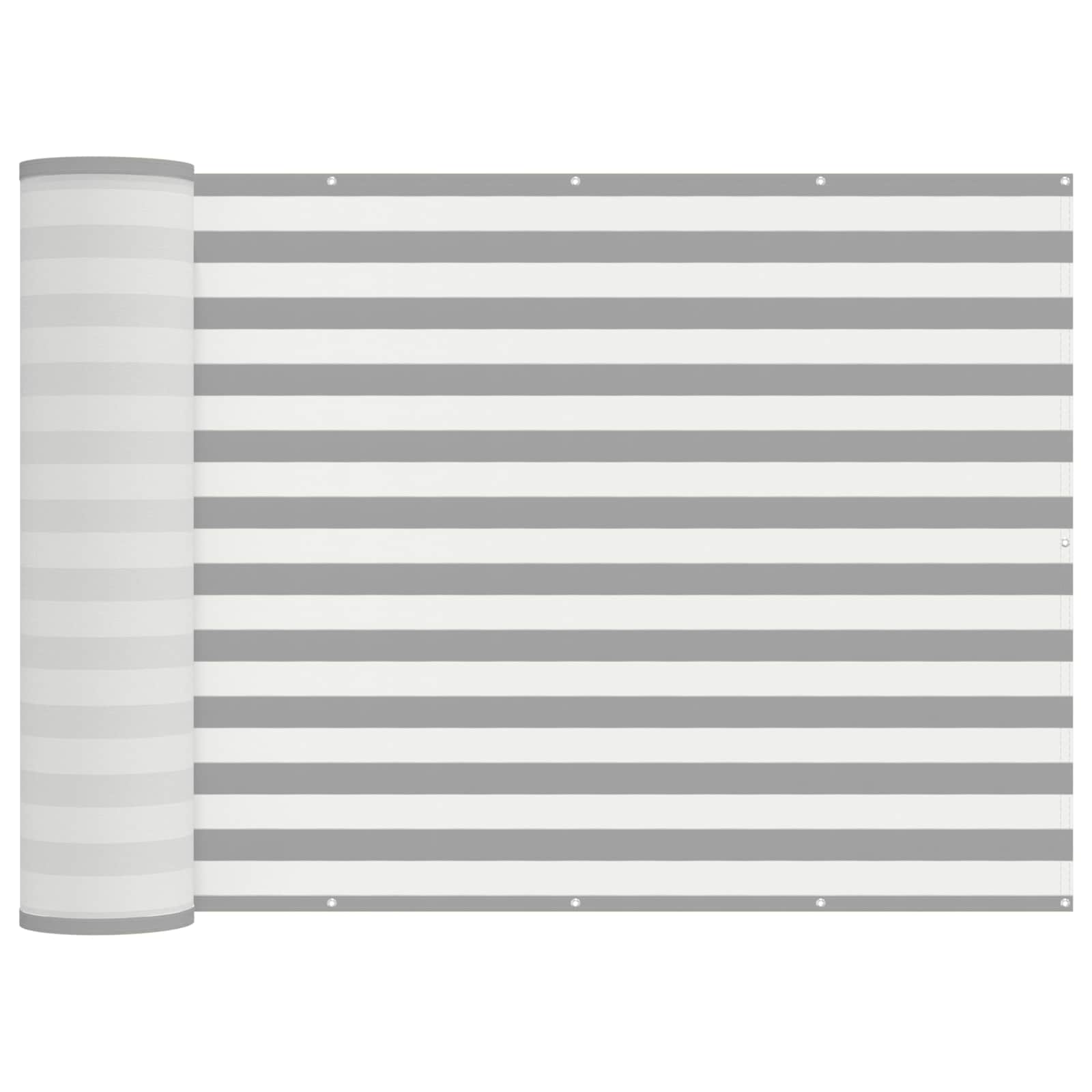 Balkon Afskærmning 200 x 800 cm Stof med PU-belægning