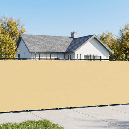 Balkon Afskærmning 1,8 x 25 m Stof med PU-belægning Beige