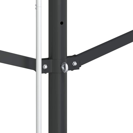 Fritstående markise 6 x 3 m Polyester Grå