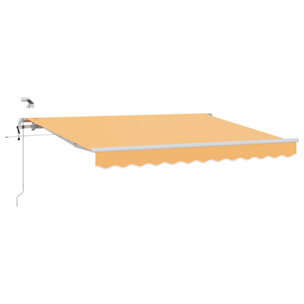 Udtrækkelig markise Sandfarvet 300 x 250 cm Polyester