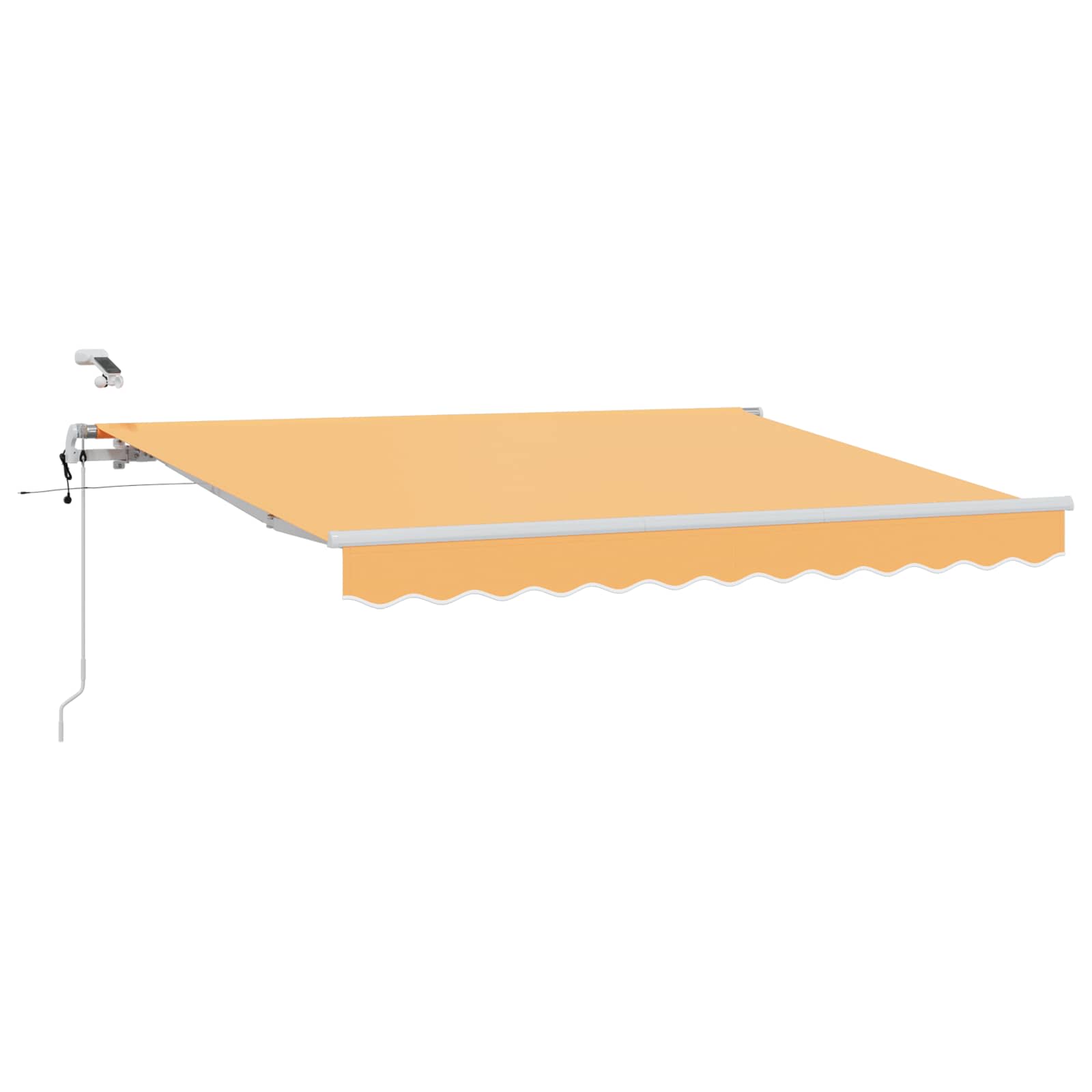Markiseduge Sandfarvet 400 × 350 cm Polyester