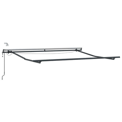 Udtrækkelig markise Sandfarvet 450 × 350 cm Polyester