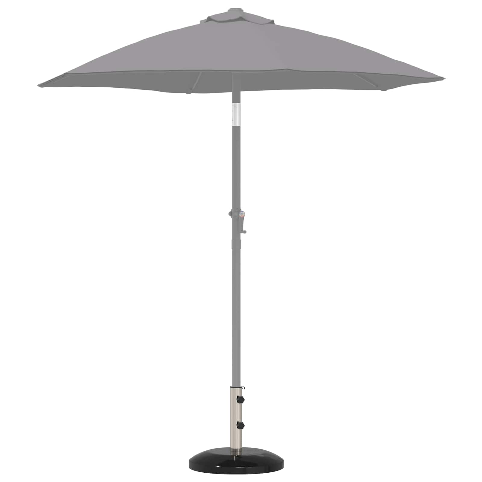 Parasolfod til 40-50 mm pole 26.75 kg Sort for 40-50 mm Pole