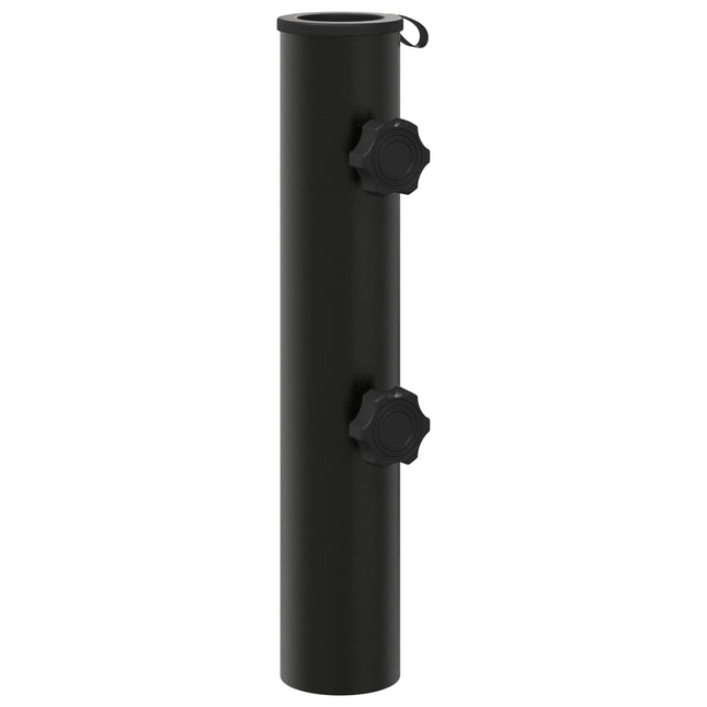 Parasolfodrør 0.6 kg Sort Jern for 40-50 mm Pole