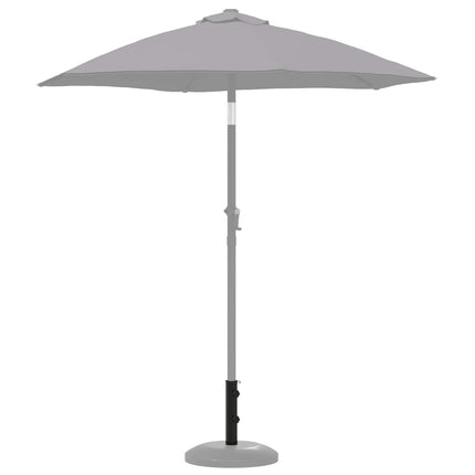 Parasolfodrør 0.6 kg Sort Jern for 40-50 mm Pole