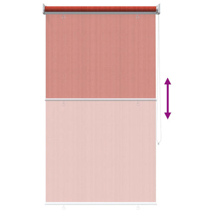 Udendørs rulleskærm 90% UV blok Terracotta 60 x 140 cm HDPE