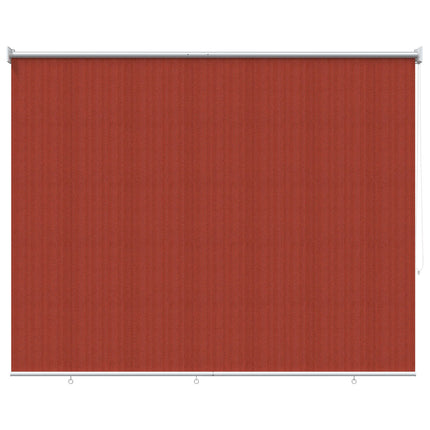 Udendørs rulleskærm 90% UV blok Terracotta 140 x 140 cm HDPE