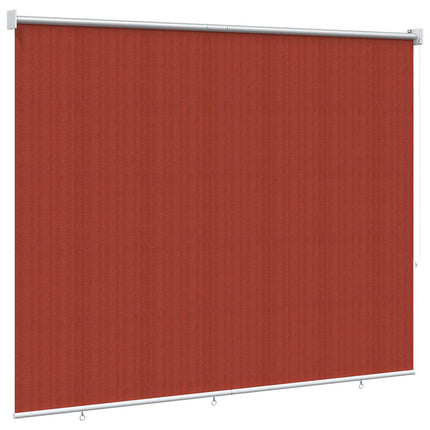 Udendørs rulleskærm 90% UV blok Terracotta 160 x 140 cm HDPE