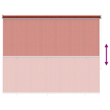 Udendørs rulleskærm 90% UV blok Terracotta 160 x 230 cm HDPE