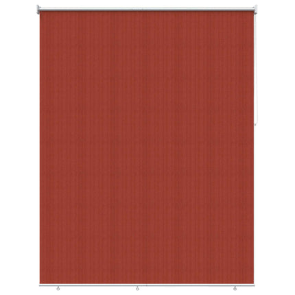 Udendørs rulleskærm 90% UV blok Terracotta 180 x 230 cm HDPE