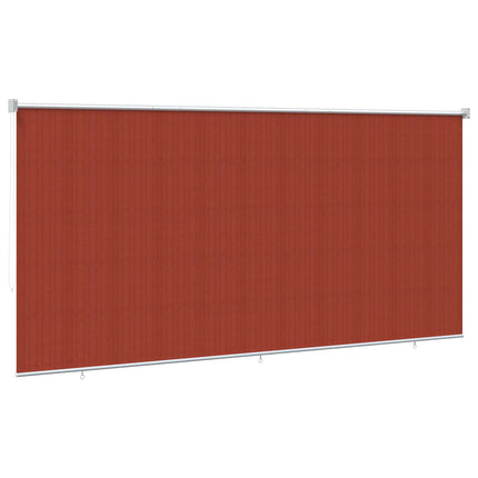 Udendørs rulleskærm 90% UV blok Terracotta 400 x 230 cm HDPE