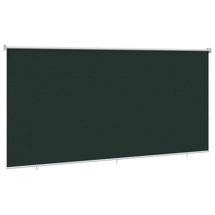 Udendørs rulleskærm 90% UV blok Mørkegrøn 300 x 230 cm HDPE