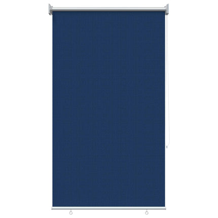 Udendørs rulleskærm 90% UV blok Blå 80 x 140 cm HDPE
