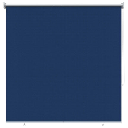 Udendørs rulleskærm 90% UV blok Blå 140 x 140 cm HDPE