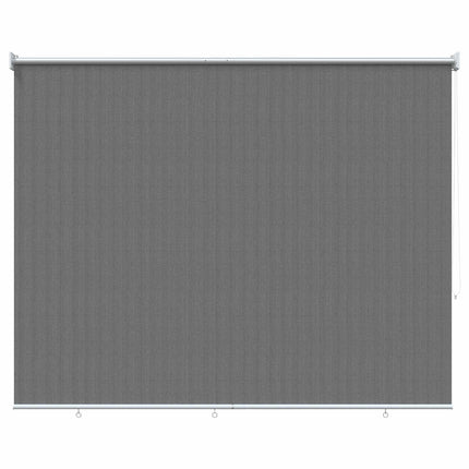 Udendørs rulleskærm 90% UV blok Lysegrå 200 x 230 cm HDPE
