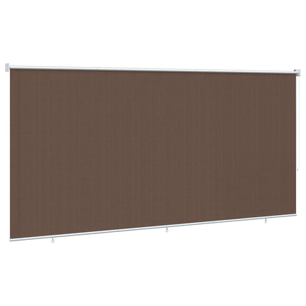 Udendørs rulleskærm 90% UV blok Gråbrun 240 x 140 cm HDPE