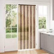 Insektgardin i chenille Brun og Beige 90 x 220 cm 100% PP