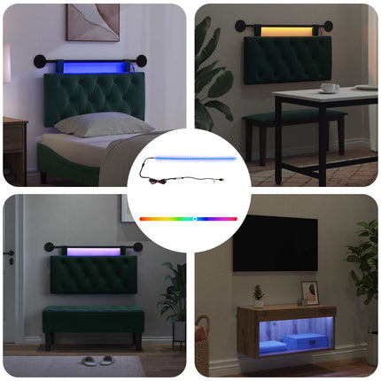 LED Strip 55 cm Flerfarvet PVC
